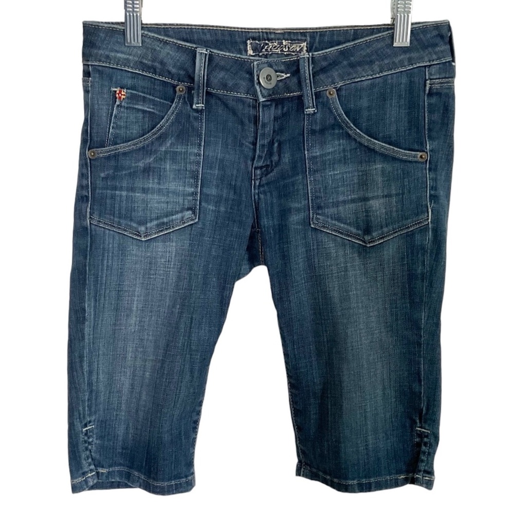Hudson Jeans * Low-rise Skinny Denim Bermuda Shorts * Size 26